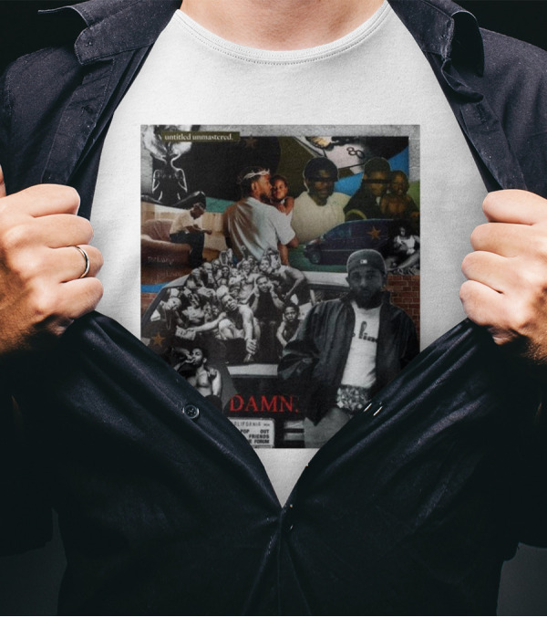 Untitled Unmastered DAMN Kendrick Lamar Shane Ramos GNX Albums Collage T-Shirt