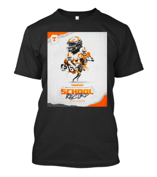 Tennessee Vols 19 Single-Season Rushing Touchdowns School Record Dylan Sampson T-Shirt