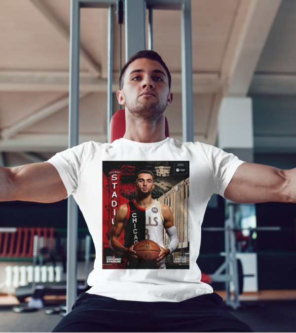 Zach LaVine Chicago Bulls 2023-24 Stadium United Center 2024-25 T-Shirt