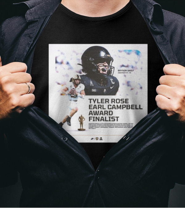 Army Black Knights Bryson Daily Abernathy Texas Tyler Rose Earl Campbell Award Finalist T-Shirt