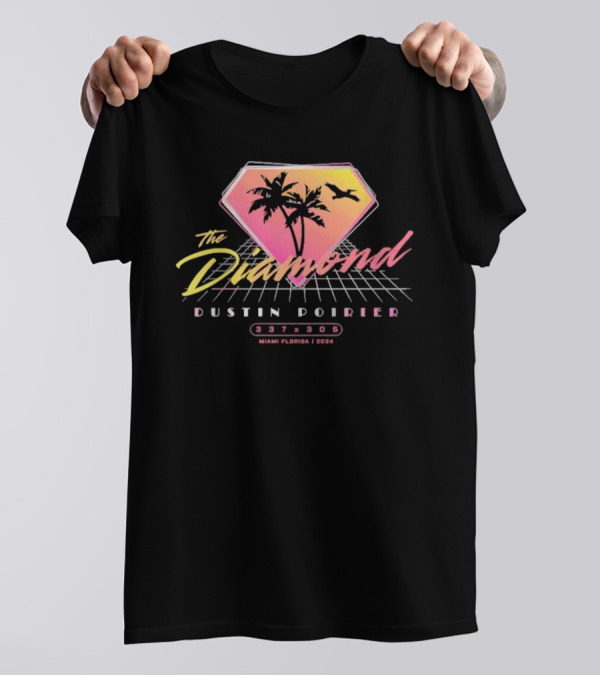The Diamond Dustin Poirier Miami Florida 2024 337x305 T-Shirt