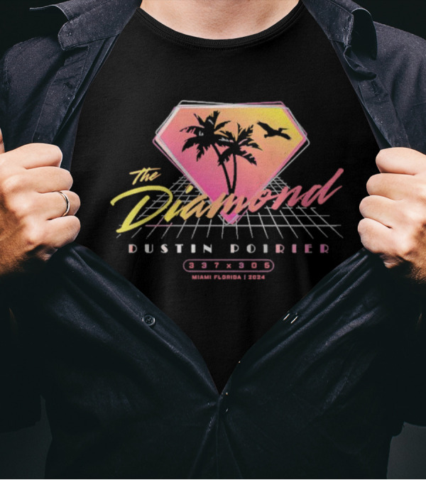 The Diamond Dustin Poirier Miami Florida 2024 337x305 T-Shirt