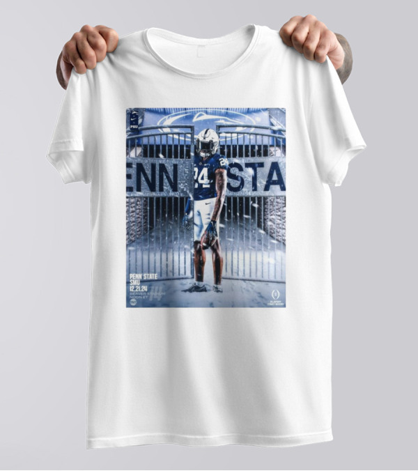 Penn State Nittany Lions Versus SMU Mustangs December 21 2024 Game 14 Beaver Stadium Noon ET T-Shirt