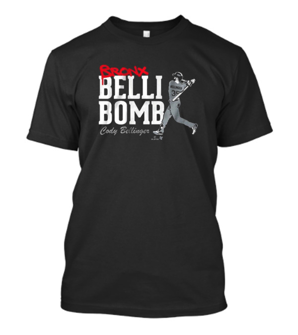Cody Bellinger Bronx Belli-Bomb Swing Action T-Shirt