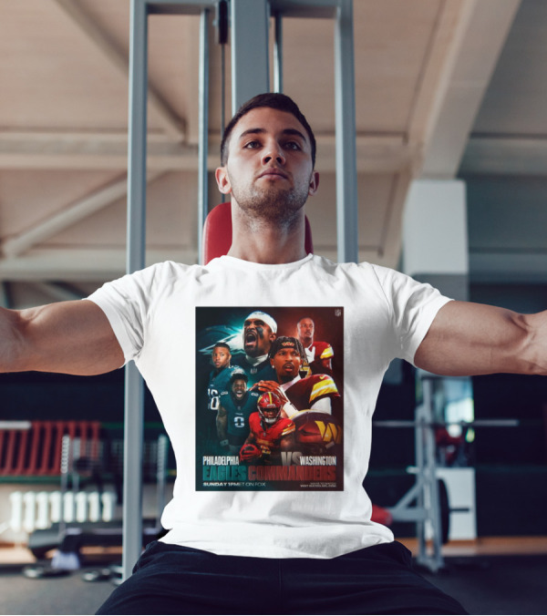 Philadelphia Eagles Vs Washington Commanders NFC East Showdown Sunday 1 PM ET On FOX T-Shirt