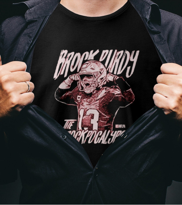 Brock Purdy #13 NFLPA The Brockpocalypse Vintage Painting San Francisco T-Shirt