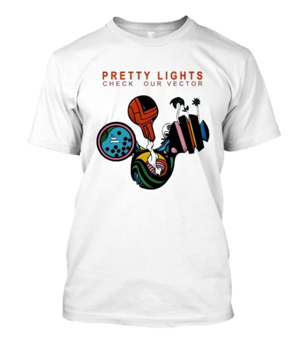 Pretty Lights Check Our Vector Psychedelic Abstract T-Shirt