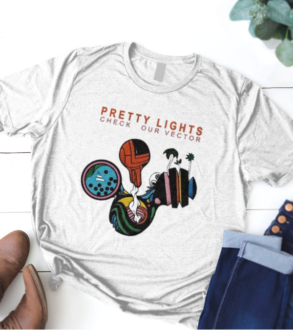 Pretty Lights Check Our Vector Psychedelic Abstract T-Shirt