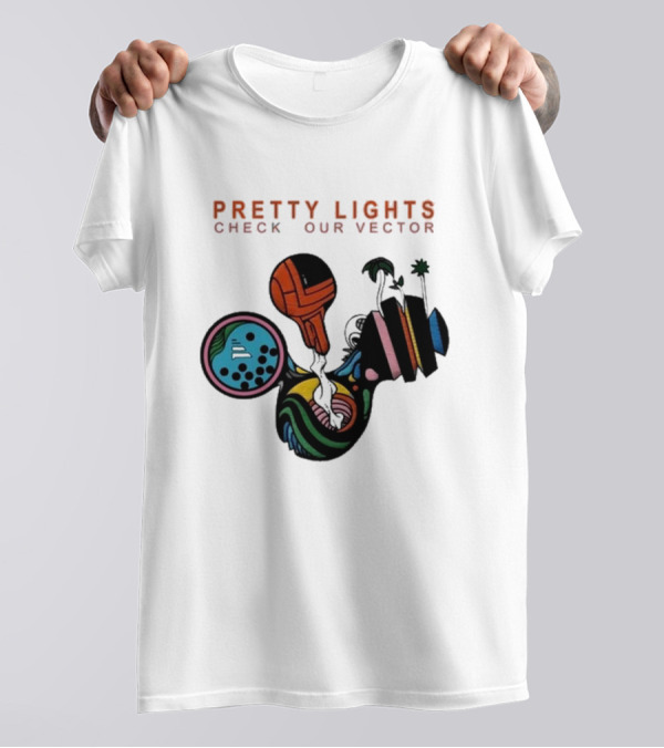 Pretty Lights Check Our Vector Psychedelic Abstract T-Shirt