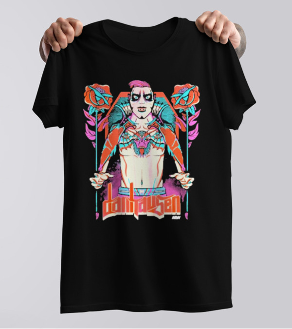 Danhausen AEW Artist Series Arise Roses And Skeletons T-Shirt