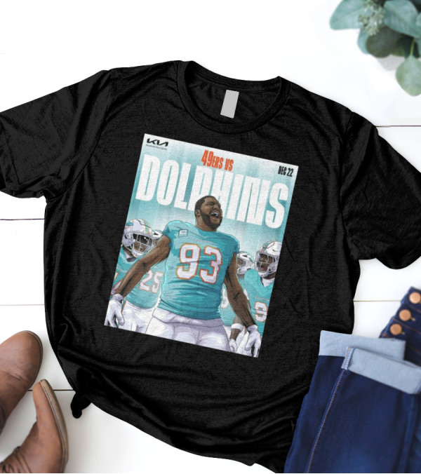 Calais Campbell 49ers Vs Dolphins Dec 22 2024 Ready For Battle T-Shirt