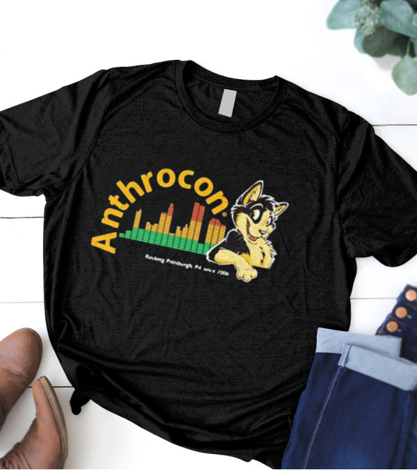 Anthrocon Rocking Pittsburgh PA Since 2006 Caleb Conomiplant T-Shirt