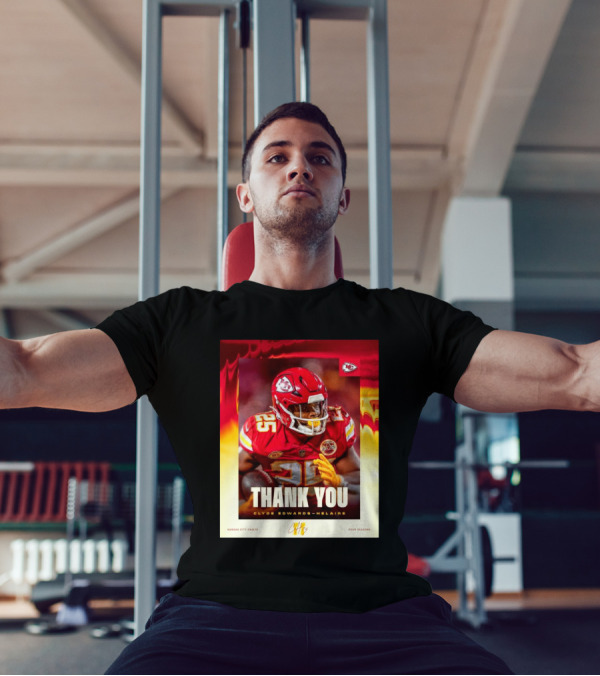Thank You Clyde Edwards-Helaire Kansas City Chiefs Four Seasons T-Shirt