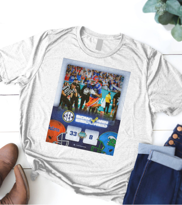 SEC Bowl Win Secured Florida Gators 33-8 Vs Tulane Green Wave It Just Means More T-Shirt