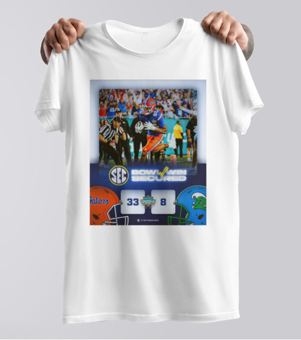SEC Bowl Win Secured Florida Gators 33-8 Vs Tulane Green Wave It Just Means More T-Shirt