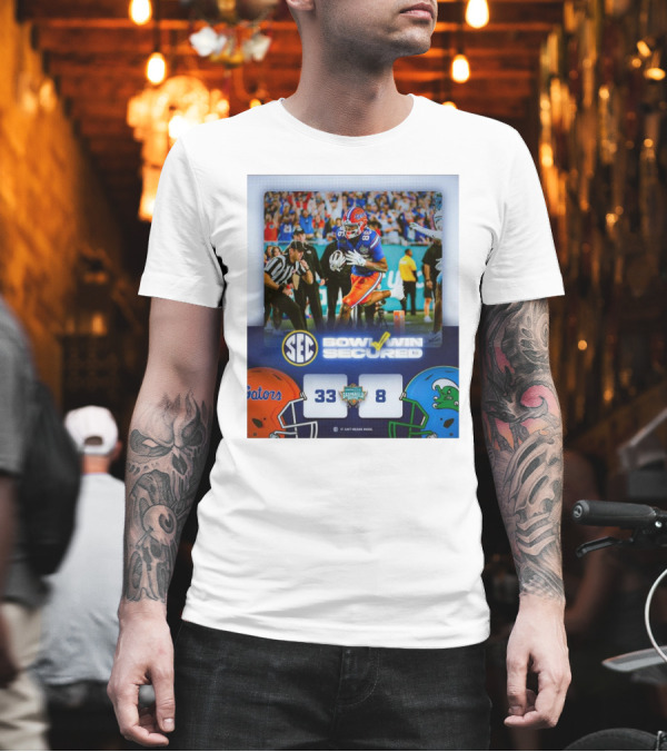 SEC Bowl Win Secured Florida Gators 33-8 Vs Tulane Green Wave It Just Means More T-Shirt