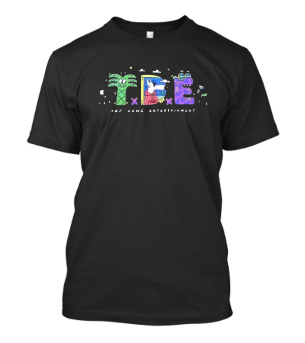 TDE X Steven Harrington Top Dawg Entertainment Collaboration T-Shirt