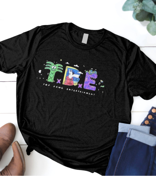 TDE X Steven Harrington Top Dawg Entertainment Collaboration T-Shirt