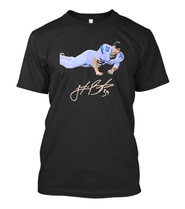 Detroit Lions Kicker Jake Bates 39 Signature Meme T-Shirt