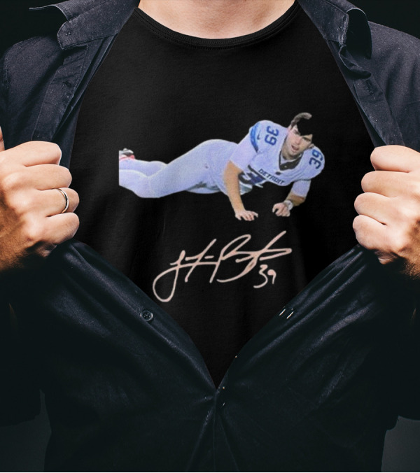 Detroit Lions Kicker Jake Bates 39 Signature Meme T-Shirt