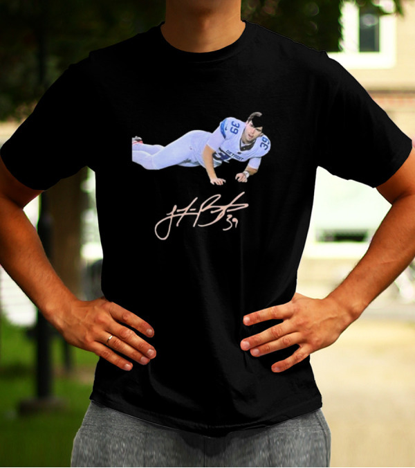 Detroit Lions Kicker Jake Bates 39 Signature Meme T-Shirt