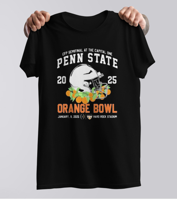 CFP Semifinal Penn State Nittany Lions 2025 Orange Bowl Hard Rock Stadium January 9 Helmet T-Shirt
