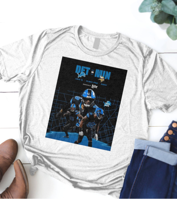 DET Vs MIN Jan 5 2025 8:20 PM NBC It Takes More T-Shirt