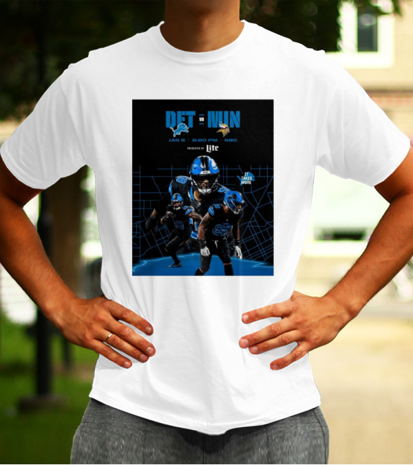 DET Vs MIN Jan 5 2025 8:20 PM NBC It Takes More T-Shirt