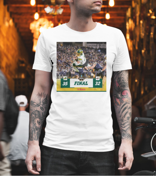 Final North Dakota State 35-32 Montana State Bobcats FCS Football Championship T-Shirt