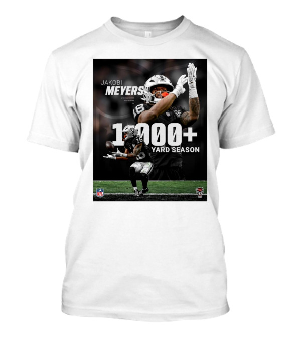 Jakobi Meyers Las Vegas Raiders 1000+ Yard Season NFL Wide Receiver T-Shirt