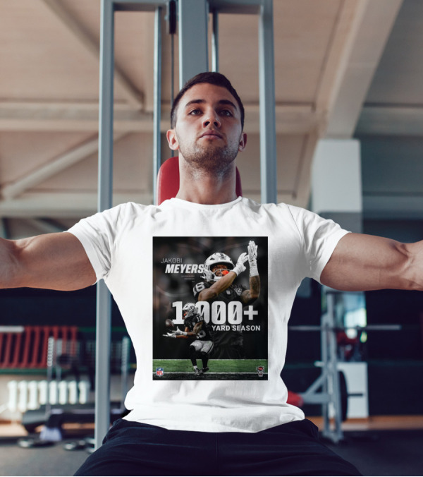 Jakobi Meyers Las Vegas Raiders 1000+ Yard Season NFL Wide Receiver T-Shirt
