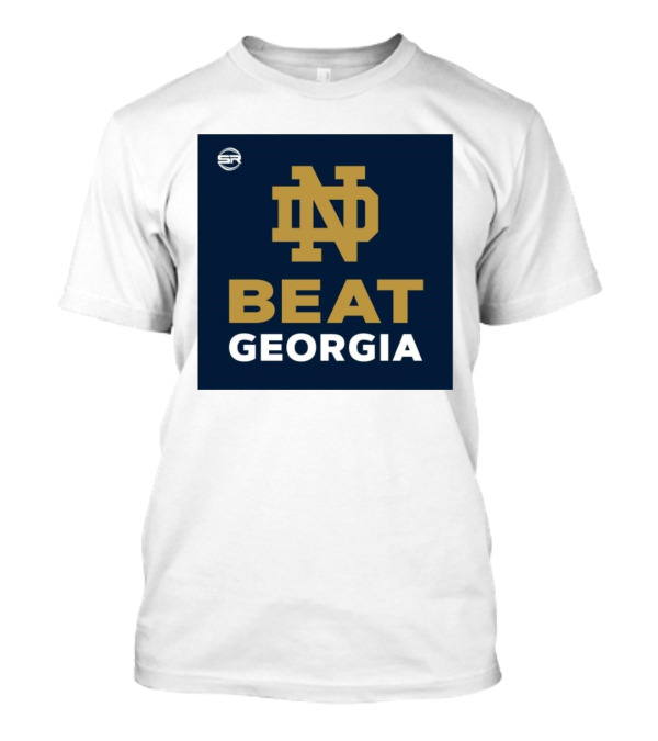 Notre Dame Logo Beat Georgia T-Shirt