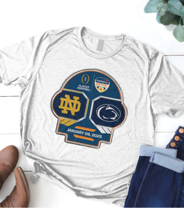 Playoff Semifinal 2025 Capital One Orange Bowl January 9 Notre Dame Fighting Irish Vs Penn State Nittany Lions T-Shirt