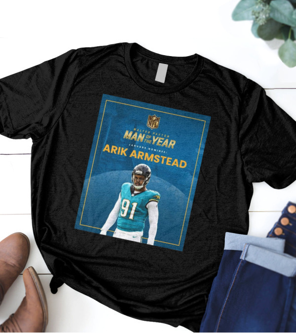 Walter Payton Man Of The Year Jaguars Nominee Arik Armstead NFL T-Shirt