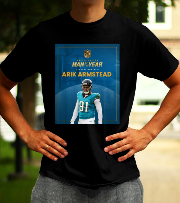 Walter Payton Man Of The Year Jaguars Nominee Arik Armstead NFL T-Shirt