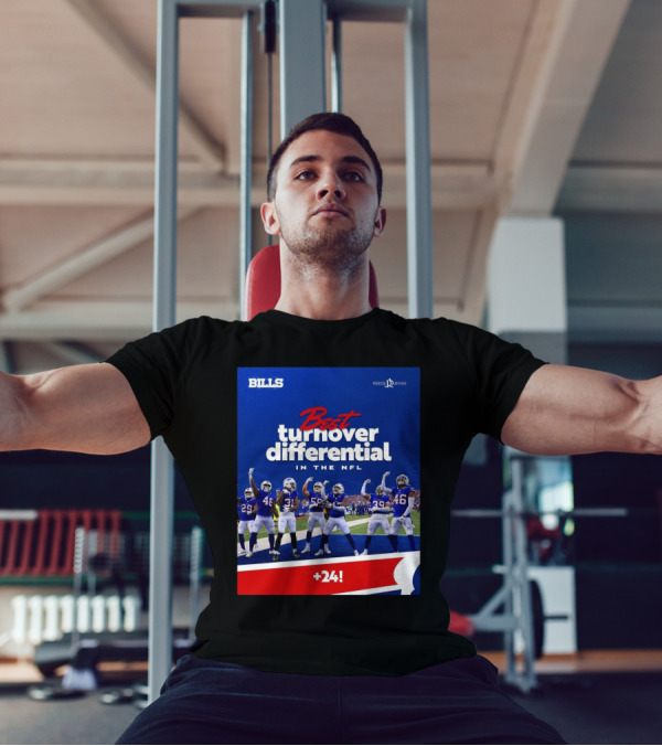 Buffalo Bills Best Turnover Differential In The NFL +24 T-Shirt