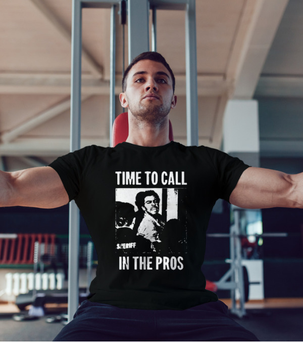 Time To Call In The Pros Sheriff Luigi Mangione T-Shirt