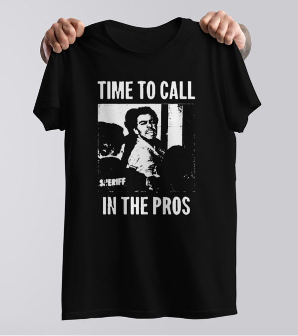 Time To Call In The Pros Sheriff Luigi Mangione T-Shirt