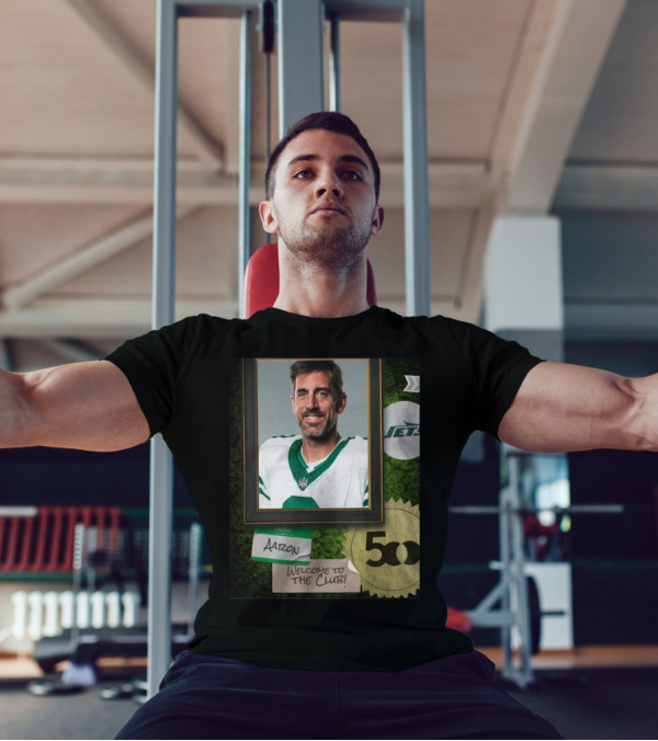 New York Jets Aaron Rodgers Welcome To The Club 500 T-Shirt