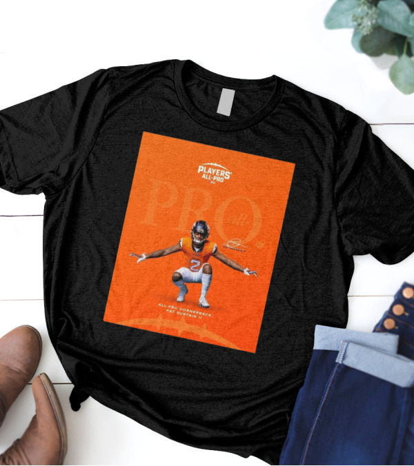 Denver Broncos Players All-Pro Pat Surtain II All-Pro Cornerback Signature T-Shirt
