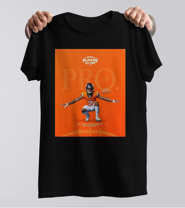 Denver Broncos Players All-Pro Pat Surtain II All-Pro Cornerback Signature T-Shirt
