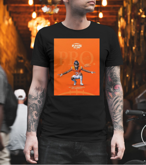 Denver Broncos Players All-Pro Pat Surtain II All-Pro Cornerback Signature T-Shirt