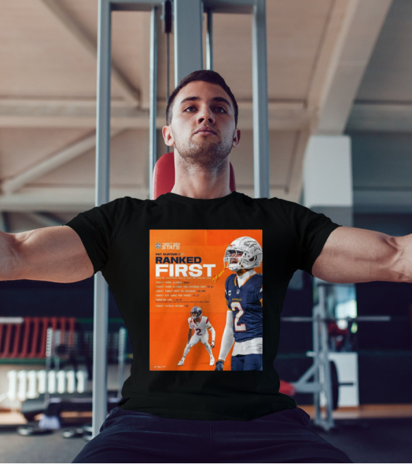 Denver Broncos Pat Surtain II Ranked First NFL Next Gen Stats Fewest Yards Allowed 306 Coverage Snap 0.6 T-Shirt