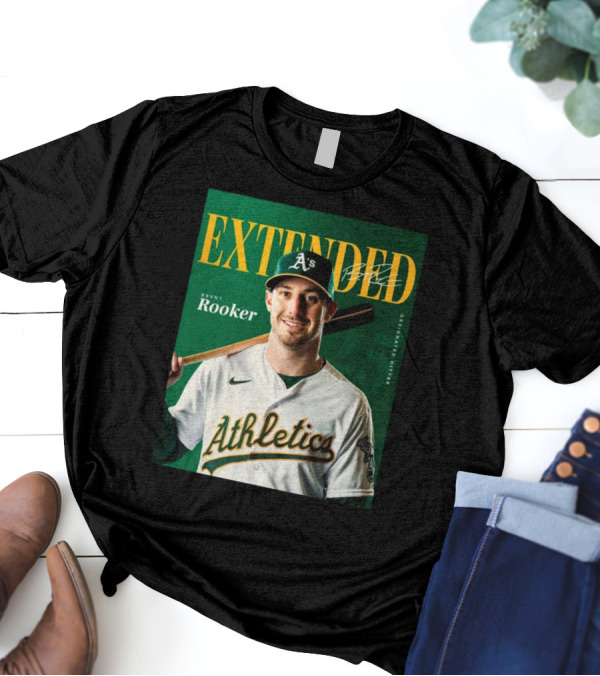Oakland Athletics Extended Brent Rooker Designated Hitter Signature T-Shirt