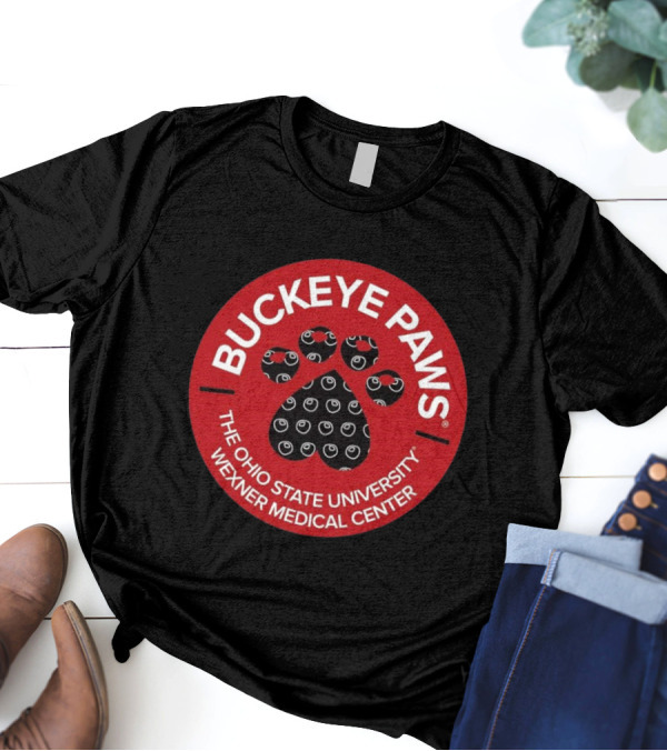 Buckeye Paws Ohio State University Wexner Medical Center T-Shirt