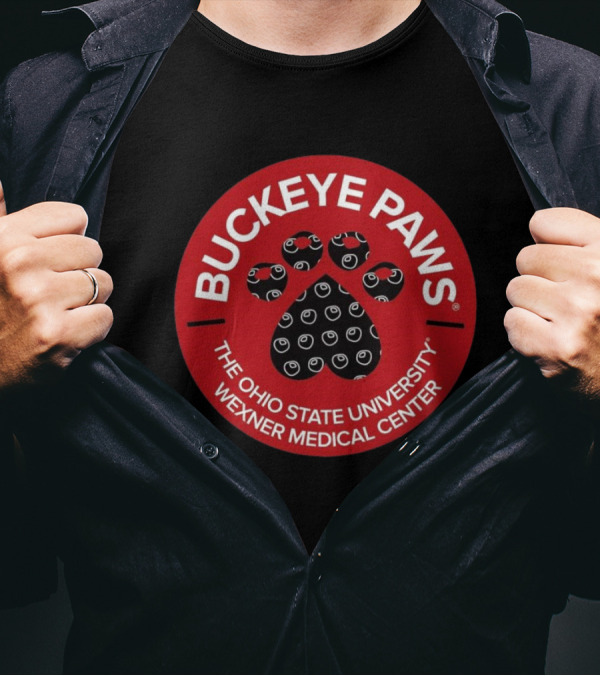 Buckeye Paws Ohio State University Wexner Medical Center T-Shirt
