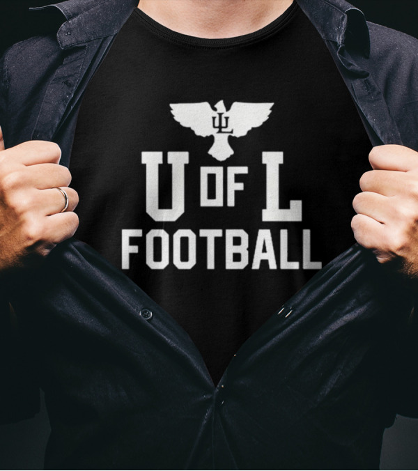 U Of L Football Donovan Mitchell With Eagle T-Shirt