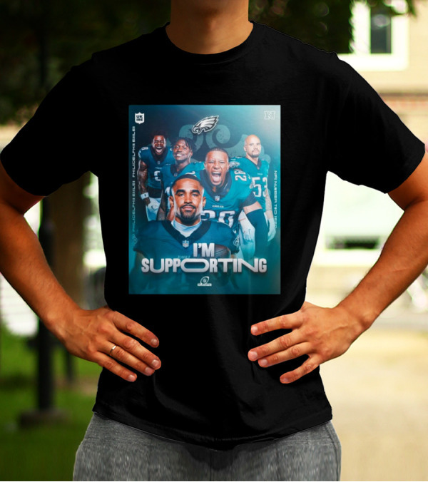 Philadelphia Eagles NFC Number Two Seed NFL Playoffs 2024 I'm Supporting T-Shirt
