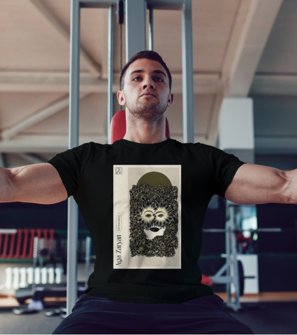Aga Zaryan January 17 2025 Warsaw Poland Concert With Floral Mask T-Shirt