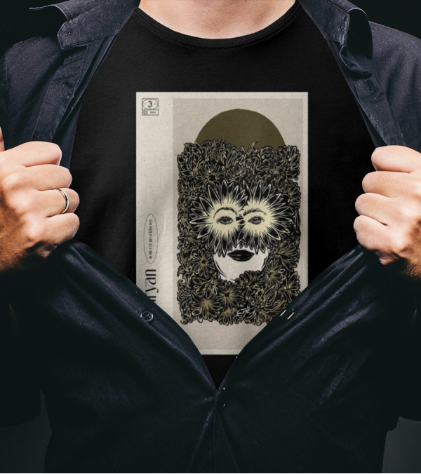 Aga Zaryan January 17 2025 Warsaw Poland Concert With Floral Mask T-Shirt
